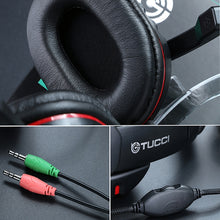 Load image into Gallery viewer, TUCCI X6 Super Bass Stereo PC Gaming Headset with Microphone, X6