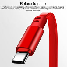 Load image into Gallery viewer, 1.2m 3.5A Max 3 in 1 USB to USB-C / Type-C + 8Pin + Micro USB Retractable Charging Cable