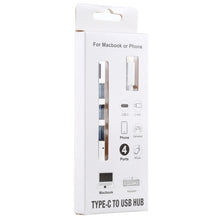 Load image into Gallery viewer, T-818 TF + 3 x USB 3.0 to USB-C / Type-C HUB Adapter