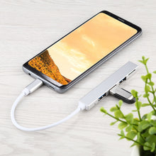 Load image into Gallery viewer, T-818 TF + 3 x USB 3.0 to USB-C / Type-C HUB Adapter