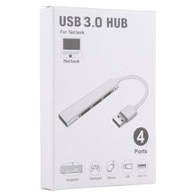 Load image into Gallery viewer, A-809 4 x USB 3.0 to USB 3.0 Aluminum Alloy HUB Adapter, A-809
