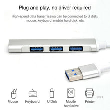Load image into Gallery viewer, A-809 4 x USB 3.0 to USB 3.0 Aluminum Alloy HUB Adapter, A-809