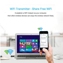 Load image into Gallery viewer, AC600Mbps 2.4GHz &amp; 5GHz Dual Band USB 2.0 WiFi Free Drive Adapter External Network Card, AC600Mbps