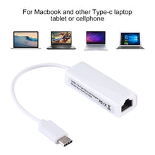 Load image into Gallery viewer, KY-RTL8152B USB-C / Type-C 10 / 100 Mbps Ethernet Adapter Network Card, USB Type-C 100Mbps