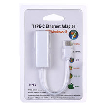 Load image into Gallery viewer, KY-RTL8152B USB-C / Type-C 10 / 100 Mbps Ethernet Adapter Network Card, USB Type-C 100Mbps