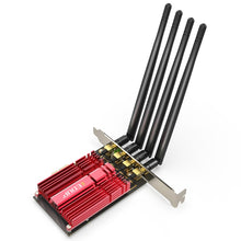 Load image into Gallery viewer, EDUP 9633-800 AC1900Mbps 2.4GHz &amp; 5GHz Dual Band PCI-Express Adapter 4 Antenna External Network Card, AC1900Mbps