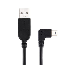 Load image into Gallery viewer, 90 Degree Angle Left Mini USB to USB Data / Charging Cable, Length: 28cm, Left Angle Mini USB