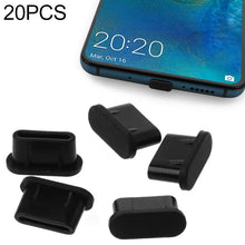 Load image into Gallery viewer, 20 PCS Silicone Anti-Dust Plugs for USB-C / Type-C Port
