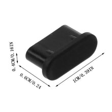 Load image into Gallery viewer, 20 PCS Silicone Anti-Dust Plugs for USB-C / Type-C Port