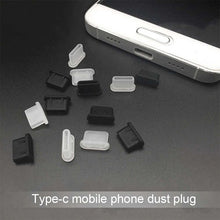 Load image into Gallery viewer, 20 PCS Silicone Anti-Dust Plugs for USB-C / Type-C Port