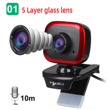Load image into Gallery viewer, HXSJ A849 480P Adjustable 360 Degree HD Video Webcam PC Camera with Microphone