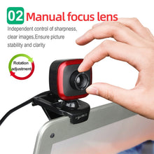Load image into Gallery viewer, HXSJ A849 480P Adjustable 360 Degree HD Video Webcam PC Camera with Microphone