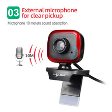 Load image into Gallery viewer, HXSJ A849 480P Adjustable 360 Degree HD Video Webcam PC Camera with Microphone
