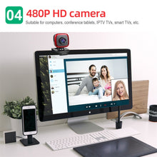 Load image into Gallery viewer, HXSJ A849 480P Adjustable 360 Degree HD Video Webcam PC Camera with Microphone