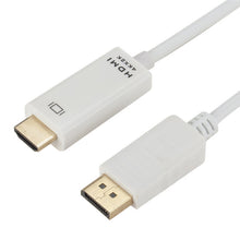 Load image into Gallery viewer, 4K x 2K DP to HDMI Converter Cable, Cable Length: 1.8m, 4K x 2K DP to HDMI Black, 4K x 2K DP to HDMI White
