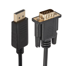 Load image into Gallery viewer, DP to VGA HD Converter Cable, Cable Length: 1.8m, DP to VGA