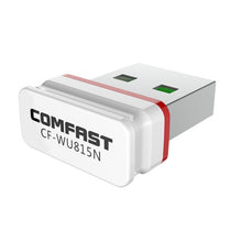 Load image into Gallery viewer, COMFAST CF-WU815N 150Mbps Mini Wireless USB 2.0 Free Driver WiFi Adapter External Network Card, CF-WU815N