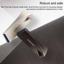 Load image into Gallery viewer, Original Samsung BAR Plus 128GB USB 3.1 Gen1 U Disk Flash Drives(Champagne Silver)
