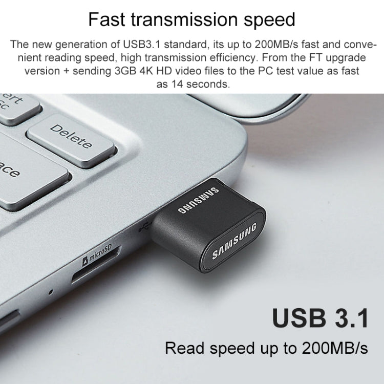 Original Samsung FIT Plus 32GB USB 3.1 Gen1 U Disk Flash Drives