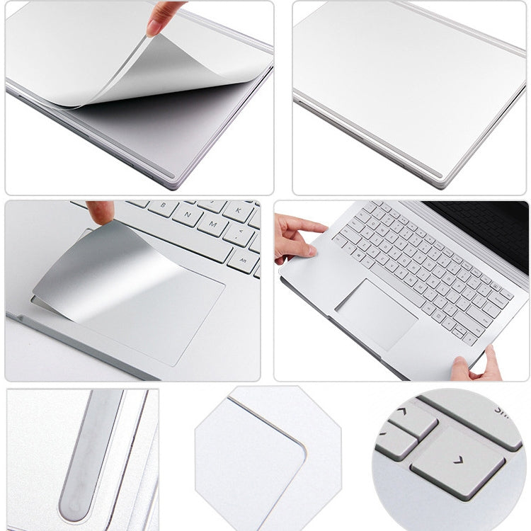 4 in 1 Notebook Shell Protective Film Sticker Set for Microsoft Surface Book 13.5 inch, For Surface Book 13.5 inch