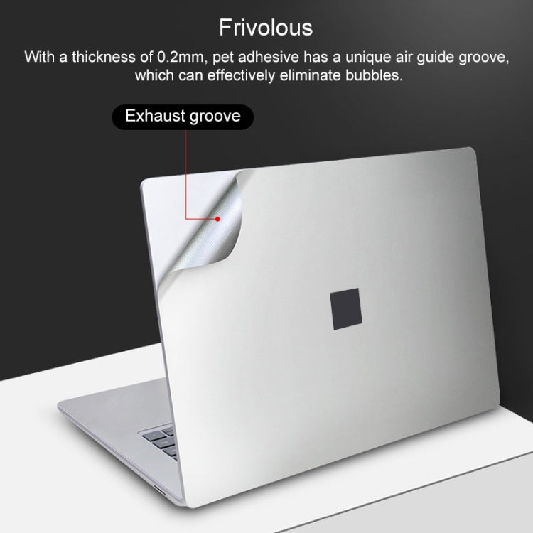 4 in 1 Notebook Shell Protective Film Sticker Set for Microsoft Surface Laptop 3 15 inch, For Surface Laptop 3 15 inch