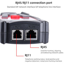 Load image into Gallery viewer, BENETECH GT66 RJ11 / RJ45 Multifunctional Cable Tester Line Finder Net Cable Detector, GT66 Cable Detector