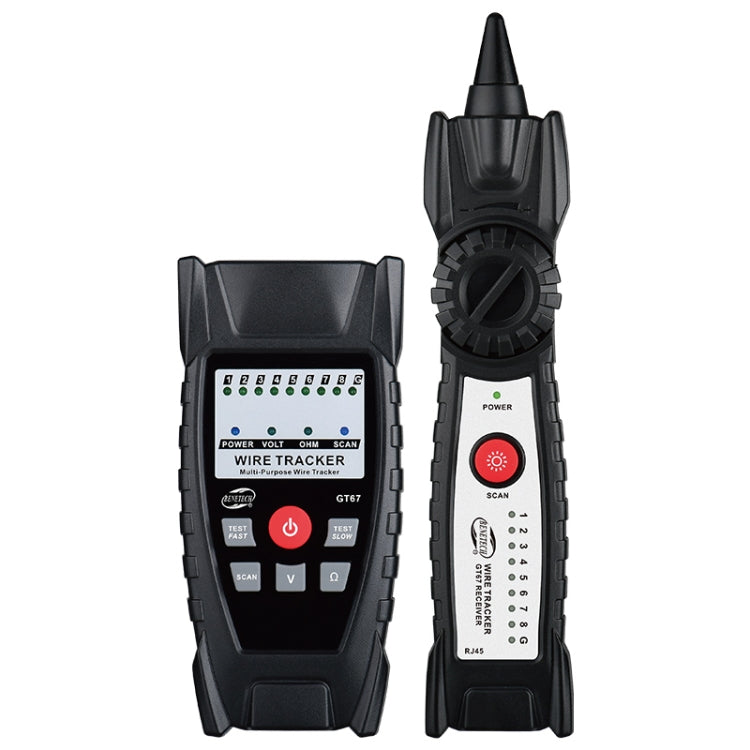 BENETECH GT67 RJ11 / RJ45 Multifunctional Cable Tester Line Finder Net Cable Detector, GT67 Cable Detector