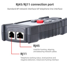 Load image into Gallery viewer, BENETECH GT67 RJ11 / RJ45 Multifunctional Cable Tester Line Finder Net Cable Detector, GT67 Cable Detector
