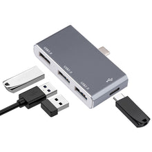 Load image into Gallery viewer, USB-C / Type-C to OTG 4 Port Type-C USB 3.0 USB 2.0 HUB Adapter