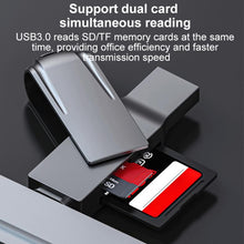 Load image into Gallery viewer, 2 In 1 Multifunction USB-C / Type-C to USB 3.0 Card Reader, Type-C to USB 3.0