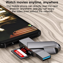 Load image into Gallery viewer, 2 In 1 Multifunction USB-C / Type-C to USB 3.0 Card Reader, Type-C to USB 3.0