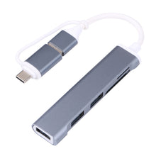 Load image into Gallery viewer, A-807 5 in 1 USB 3.0 and Type-C / USB-C to USB 3.0 HUB Adapter Card Reader, A-807