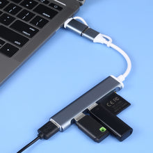 Load image into Gallery viewer, A-807 5 in 1 USB 3.0 and Type-C / USB-C to USB 3.0 HUB Adapter Card Reader, A-807