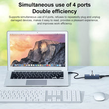 Load image into Gallery viewer, RDS 6307-4 USB-C / Type-C to USB3.0 + Triple USB2.0 4 in 1 HUB Adapter, 6307-4