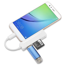 Load image into Gallery viewer, 4 in 1 MS + SD + TF + USB2.0 Multi-function Card Reader for Type-C Devices, Type-C