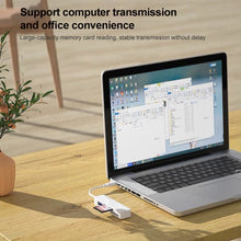Load image into Gallery viewer, 4 in 1 MS + SD + TF + USB2.0 Multi-function Card Reader for Type-C Devices, Type-C
