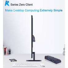 Load image into Gallery viewer, Zero Client R1 Mini PC, CORTEX QUAD A9 Quad Core up to 1.6GHz, RAM: 1GB, ROM: 8GB, Support HDMI, VGA, RJ45, SPK, Wired Version