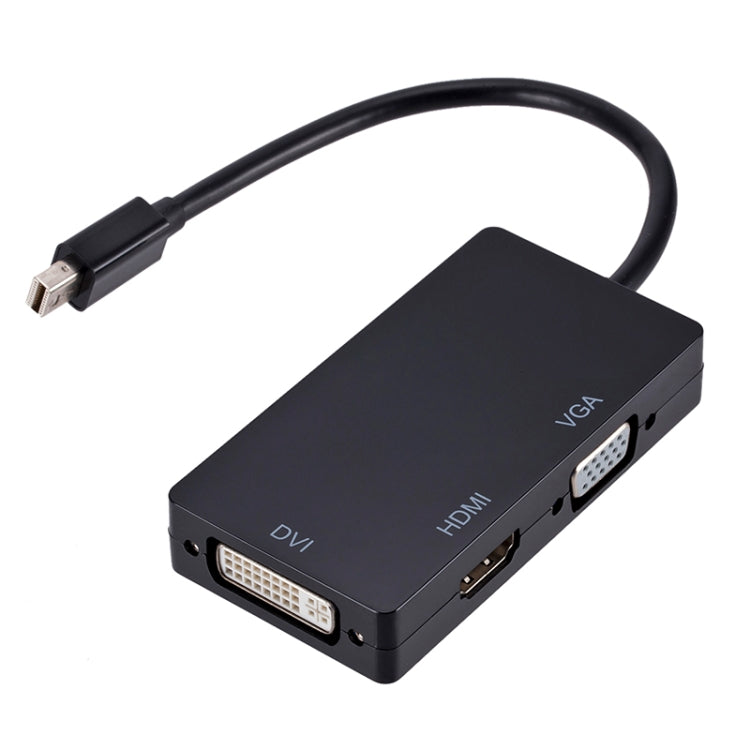 Mini DP to HDMI + DVI + VGA Rectangle Multi-function Converter, Cable Length: 28cm, Mini DP to HDMI + DVI + VGA Rectangle Black, Mini DP to HDMI + DVI + VGA, Mini DP to HDMI + DVI + VGA Rectangle White