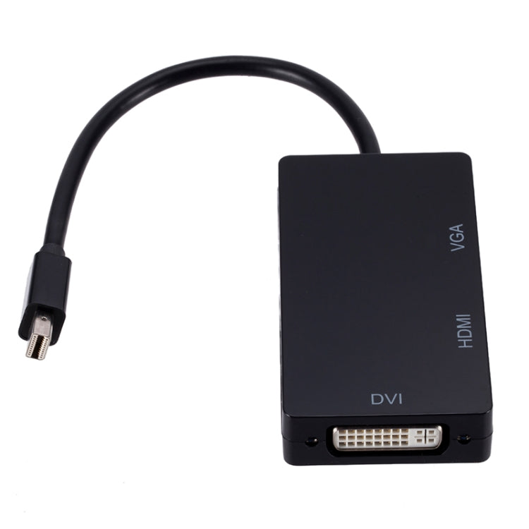 Mini DP to HDMI + DVI + VGA Rectangle Multi-function Converter, Cable Length: 28cm, Mini DP to HDMI + DVI + VGA Rectangle Black, Mini DP to HDMI + DVI + VGA, Mini DP to HDMI + DVI + VGA Rectangle White