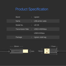 Load image into Gallery viewer, For Canon, Epson, HP, Cable Length: 2m, USB 3.0 (2m)