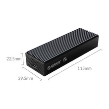 Load image into Gallery viewer, ORICO M2PVC3-G20-GY-BP USB3.2 20Gbps M.2 NVMe SSD Enclosure, M2PVC3-G20-GY-BP