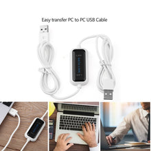 Load image into Gallery viewer, High Speed USB PC to PC Online Share Data Link Net Direct File Transfer Bridge Cable, Length: 1.75m