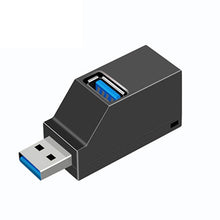 Load image into Gallery viewer, Portable Mini 2 x USB 2.0 + 1 x USB 3.0 HUB with Lanyard, USB 3.0