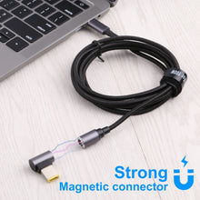 Load image into Gallery viewer, Big Square to Magnetic DC Round Head Free Plug Charging Adapter, Big Square to Magnetic Head