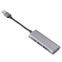 Load image into Gallery viewer, U-811 4 in 1 USB 3.0 to 3 USB 3.0 + USB-C / Type-C Ports HUB Docking Station, U-811