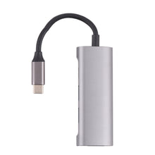 Load image into Gallery viewer, T-811 4 in 1 USB-C / Type-C to 3 USB 3.0 + USB-C / Type-C Ports HUB Docking Station, T-811