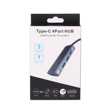 Load image into Gallery viewer, T-811 4 in 1 USB-C / Type-C to 3 USB 3.0 + USB-C / Type-C Ports HUB Docking Station, T-811