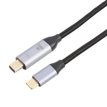Load image into Gallery viewer, USB-C / Type-C Male to 4K 60Hz Mini DP Male Adapter Cable, Length: 1.8m, Mini DP Male