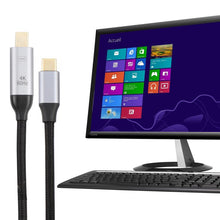 Load image into Gallery viewer, USB-C / Type-C Male to 4K 60Hz Mini DP Male Adapter Cable, Length: 1.8m, Mini DP Male