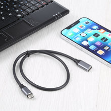 Load image into Gallery viewer, USB-C / Type-C Male to USB-C / Type-C Female Adapter Cable, Cable Length: 50cm, 50cm